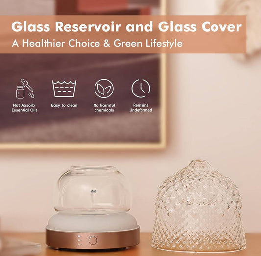 Glass Reservoir Essential Oil Diffuser